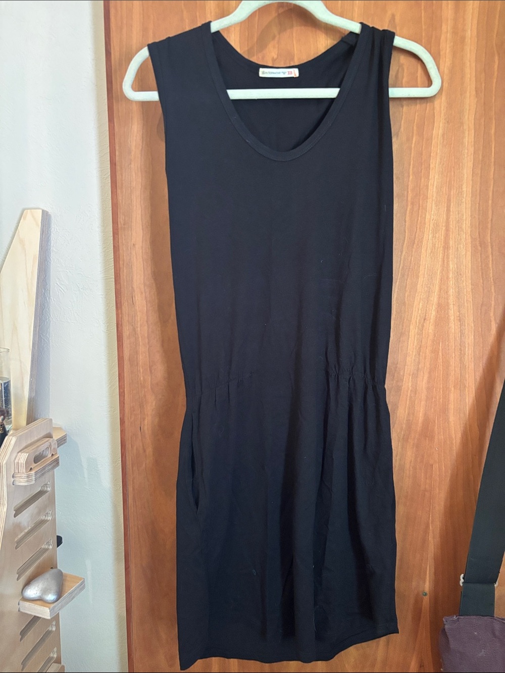 Alternative Apparel Black Sleeveless Mini Dress